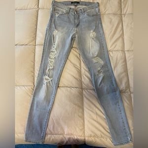 Flying monkey light colored skinny jeans